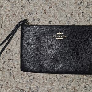 Coach Black Wristlet